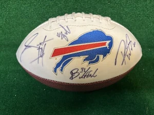 Buffalo Bills Autographed White Panel Football various autographs - Picture 1 of 7