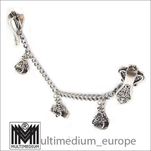 Silber Charivari Rockstecker Grandel Eichenlaub Tracht silver pendant - Bild 1 von 11