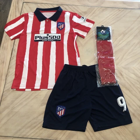 #9 Suarez Plus500 Kids Soccer Jersey Kit Size 30(size 16-18) Cover