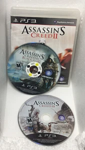 Assassin's Creed II III IV Black Flag  PlayStation 3 PS3 . THREE GAME LOT BUNDLE - Picture 1 of 5
