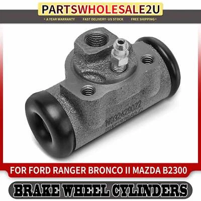 Rear LH/RH Drum Brake Wheel Cylinder for Ford Ranger Bronco II Mazda B2300 B4000 - Image 1 of 4