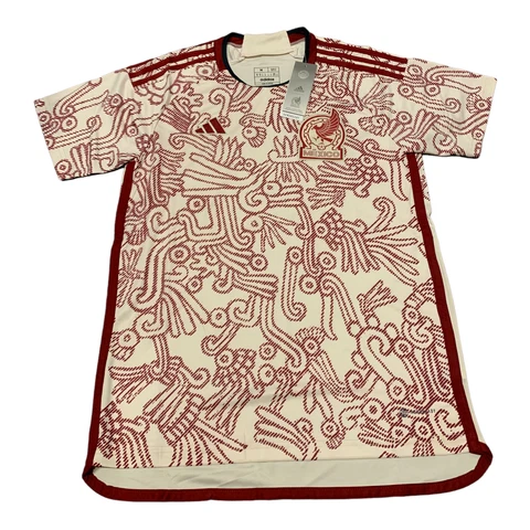 Mexico New White World Cup Qatar Away Jersey Copa Oro Gold Cup Mens Soccer S-4XL Cover