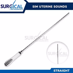 Sim Uterine Sounds Straight OB/Gynecology Surgical Instruments German Grade - Picture 1 of 8