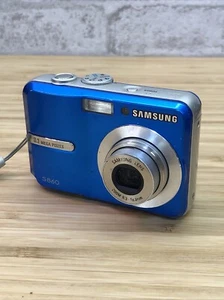 Cámara digital Samsung S860 8,1 MP azul para piezas/reparación - Imagen 1 de 5