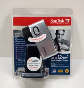 SanDisk ImageMate SDDR-89 12-in-1 USB 2.0 Flash Memory Card Reader ~ New - Picture 1 of 4