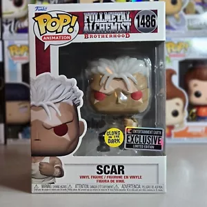 Funko Pop! FMA: Brotherhood: Scar GITD #1486 exclusivo y protector pop - Imagen 1 de 2