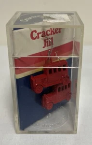 Cracker Jill Earrings Red Car Charms Cracker Jack Vintage - Picture 1 of 7