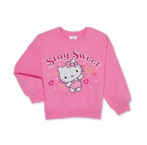 Nwt Hello Kitty Long Sleeve Comfy Graphic Sweatshirt