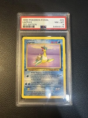 1999 Pokemon Fossil 1st Edition #25 Lapras - Image 1 of 2