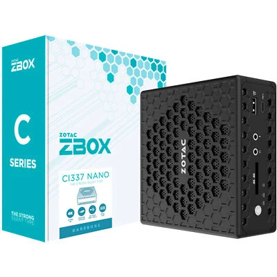 ZOTAC ZBOX CI337 nano, Barebone, schwarz - Bild 1 von 4