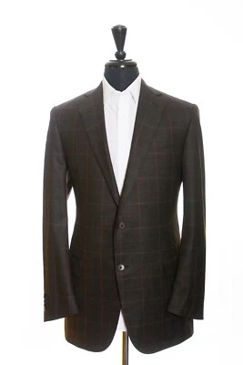 Ermenegildo Zegna Grey Check Trofeo Wool Blazer 44R 8300 - Изображение 1 из 3