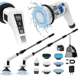 Cordless Electric Spin Scrubber, Shower Scrubber Cleaning Brush for Home, 420RPM - Picture 1 of 6