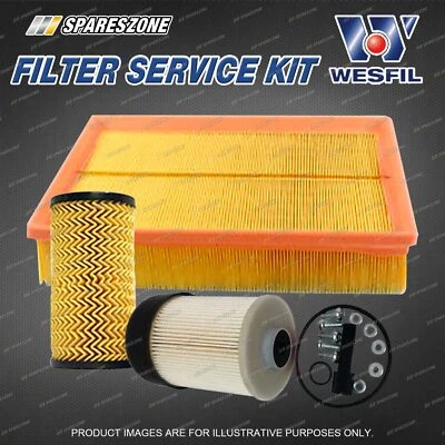 Wesfil Oil Air Fuel Filter Service Kit for Renault Master X62 2.3L dCi 09/13-on - image 1 of 2