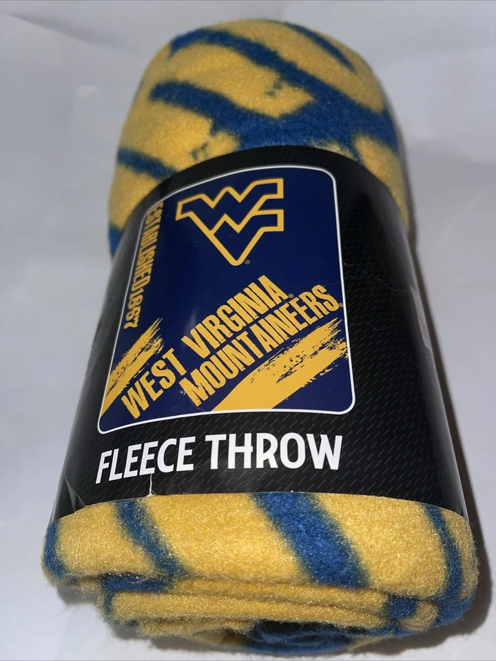 The Northwest Company West Virginia Mountaineers Painted Fleece Blanket