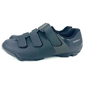 Shimano XC1 Cycling Shoes Road MTB Black Straps Men's Sz 11.2 US 46 EU SHXC100M - Picture 1 of 15