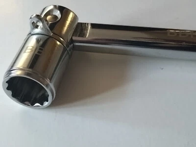 Scaffold Spanner Silver 7/16 (21mm) Bi Hex ProfessioNal Scaffolder kurl handle - Image 1 of 4