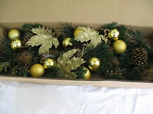 Christmas Mantel Swag Holiday Garland - Picture 1 of 8