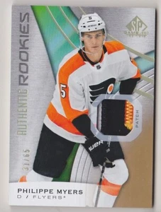 19-20 SP Game Used Philippe Myers /65 PATCH Rookie GOLD SPECTRUM Flyers 2019 - Picture 1 of 1
