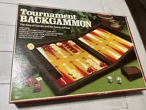 Vintage 1978 Lowe By Milton Bradley Tournament Backgammon Set E4314 - Picture 1 of 8