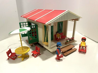 Vintage Playmobil 3771 Vacation Cottage Playset Rare - Image 1 of 4
