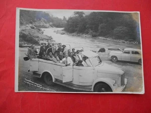 Caucasus 1951 USSR Bus for excursions based GAZ 51 truck. Ford copy. Real photo - Picture 1 of 2
