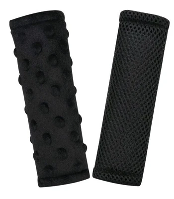 New Baby/Toddler Car Seat Strap Shoulder Cover Pads, Soft, Black, Reversible  - Image 1 of 4