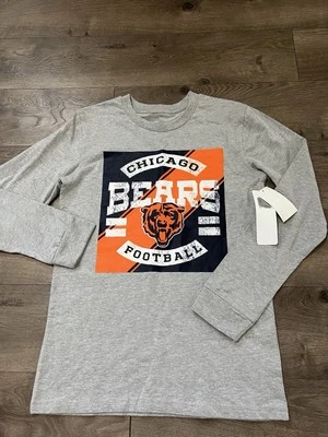 Chicago Bears Football Long Sleeve Shirt Size XL (14-16) New - Image 1 of 3