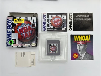 Gameboy NBA JAM CIB Complete Box Nintendo Inserts Game Boy DMG Basketball - Image 1 of 4
