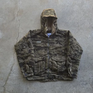 Columbia Jacke Jagd Monarch Pass Gallatin Range Wolle Camo Kapuze Herren Gr. M - Bild 1 von 4