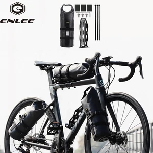 ENLEE Bike Fork Waterproof Bag 5L Capacity MTB Frame Foldable Luggage Panniers - Picture 1 of 16