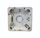 8 Person Outdoor Whirlpool Spa Hot Tub with 58 Therapy Stainless Steel Jets