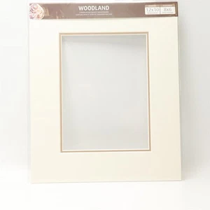 Ultimat Woodland- Oak Photo Mount 12x10 to fit 8x6 - CJ - - Picture 1 of 3