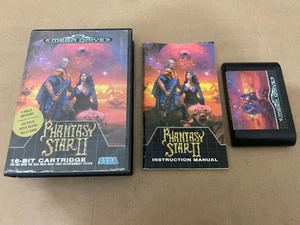 Phantasy Star 2 Sega Megadrive 1989 Boxed CIB Pal Version Fast Despatch Next Day - Picture 1 of 24