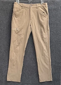 Pantalones Patagonia Quandary para Hombres 32x31 Beige Senderismo Exterior Nylon Carga Usados - Imagen 1 de 7