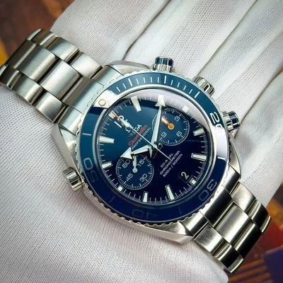 Omega Seamaster Planet Ocean 600M Chronograph 45.5mm Blue 232.90.46.51.03.001 - Image 1 of 4