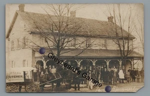 RPPC Butch Wagon Hotel EAST GREENVILLE PA Montgomery County Real Photo Postcard - Picture 1 of 2