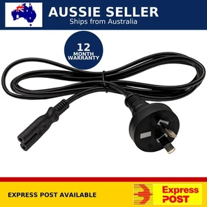 PS1 PS2 PS3 Slim Power Cable 1.8m Figure 8 AU Plug Mains Lead for Sony Console - Imagen 1 de 6
