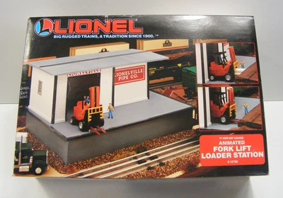 Lionel 1992 ANIMATED FORK LIFT LOADER STATION NOS 6-12798 - Image 1 of 4