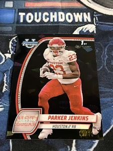 PARKER JENKINS 2024 BOWMAN CHROME UNIVERSITY BLACK REFRACTOR 1ST /10 sapphire - Bild 1 von 2