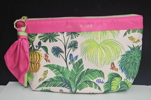 Estee lauder Pink Tropical Pouch By R. Toledo Limited Edition New - Picture 1 of 8