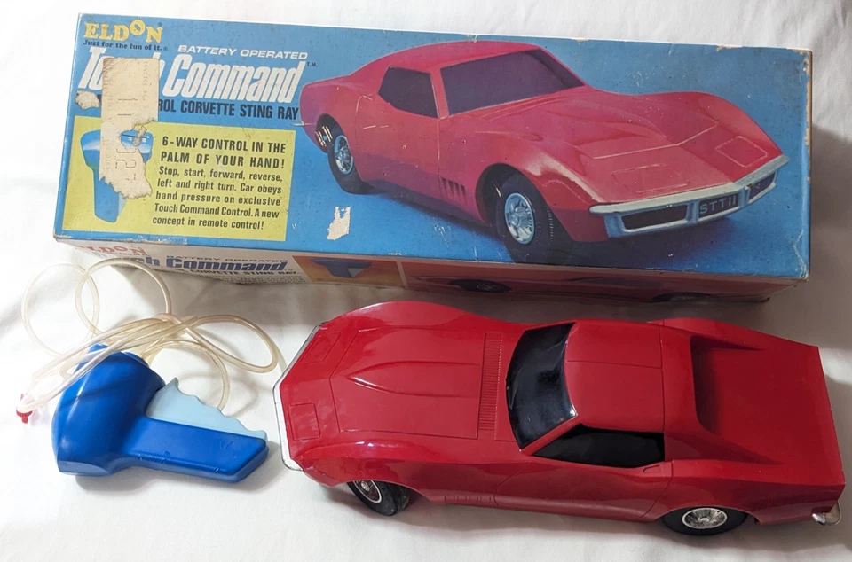 De colección 1968 Eldon Corvette Stingray control remoto comando táctil con caja ¡FUNCIONA! Foto 1 de 4