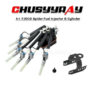 Spider Fuel Injector 6 Cylinder For 1996-1998 Chevrolet C1500 4.3L V6 Engine - Foto 1 di 14