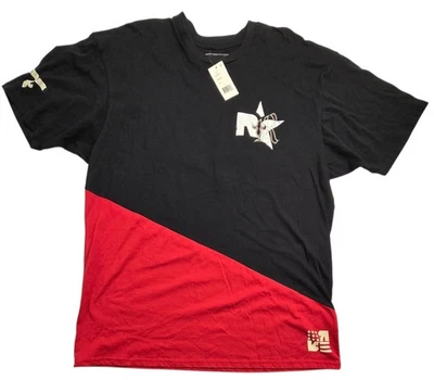 Rock Revival Logo Tee Red Black Cotton T Shirt Short Sleeve USA Men's 2XL - Image 1 of 4