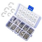 Premium Quality Snap Ring Assortment 120pcs Including Clear Storage Box