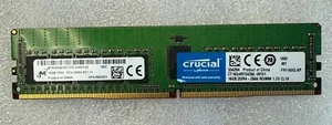 Micron MTA18ASF2G72PZ-2G6D1SG 16GB 1Rx4 PC4-2666V DDR4 Server Memory - Afbeelding 1 van 1