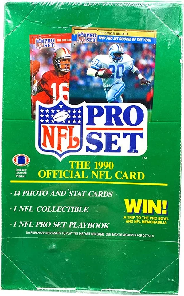 1990 NFL Pro Set Cards 1-250 Singles Complete Your Set! Fresh From Packs! - Image 1 of 1