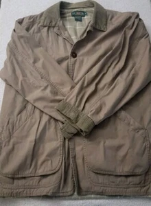 J.CREW 90er Jagdjacke M Cordkragen Baumwolle Flanellfutter Vintage - Bild 1 von 10