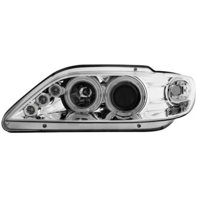 2 x Scheinwerfer LED für Citroen Xsara 97-00 Angel Eyes chrome NID - Bild 1 von 2
