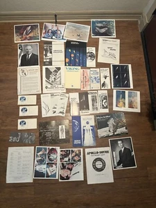 Vintage NASA Space Shuttle FLIGHT Missile PLANES Moon APOLLO Paper Ephemera Lot - Picture 1 of 7