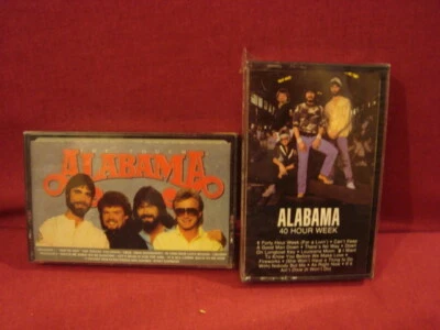 ALABAMA THE TOUCH AND 40 HOUR WEEK TWO NEW SEALED CASSETTES - Image 1 of 2